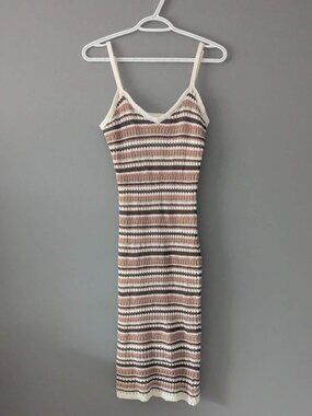Earth tone knit sundress